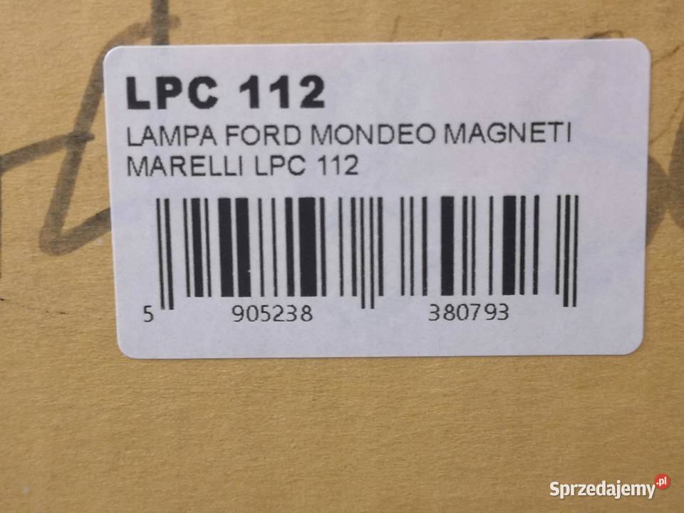 LAMPA LEWY PRZÓD FORD MONDEO MK1 19931996 sprzedam