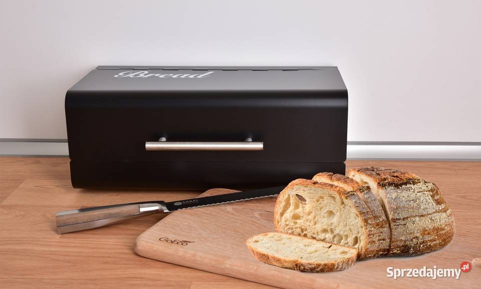 XXXL Metalowy chlebak z otwieraną pokrywką Warszawa