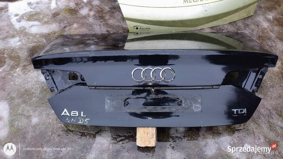 Pokrywa bagażnika klapa Audi A8 D5 4N Lubin