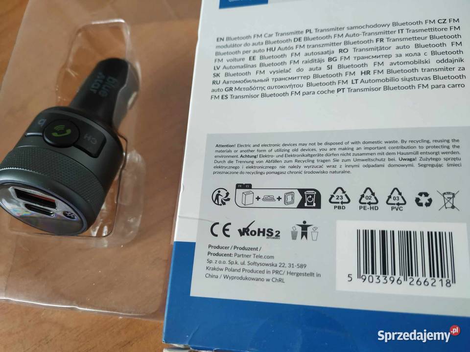 bluetooth car transmitter do samochodu Pozostałe Dąbrowa Tarnowska sprzedam