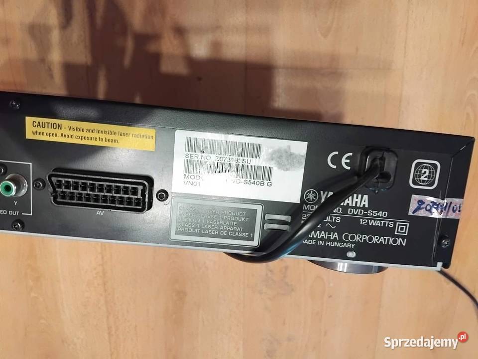 Odtwarzacz DVD Yamaha DVDS540 Elektronika Kutno