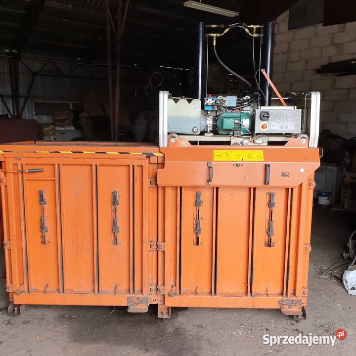 Belownica prasa do foli makulatury kartonu