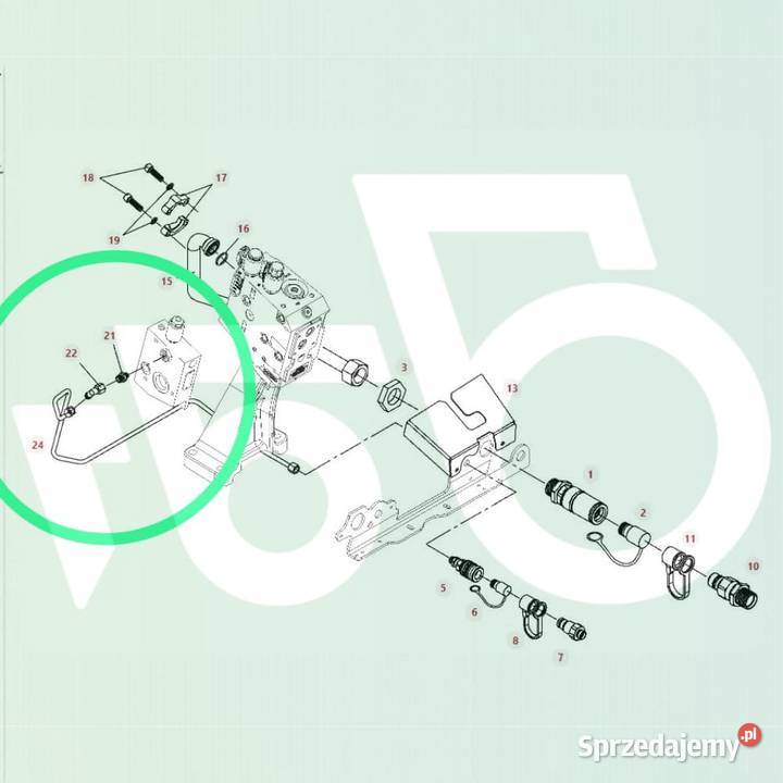 Zawór LS G931962020202 Płyta Końcowa Fendt 930 Wilkowo sprzedam