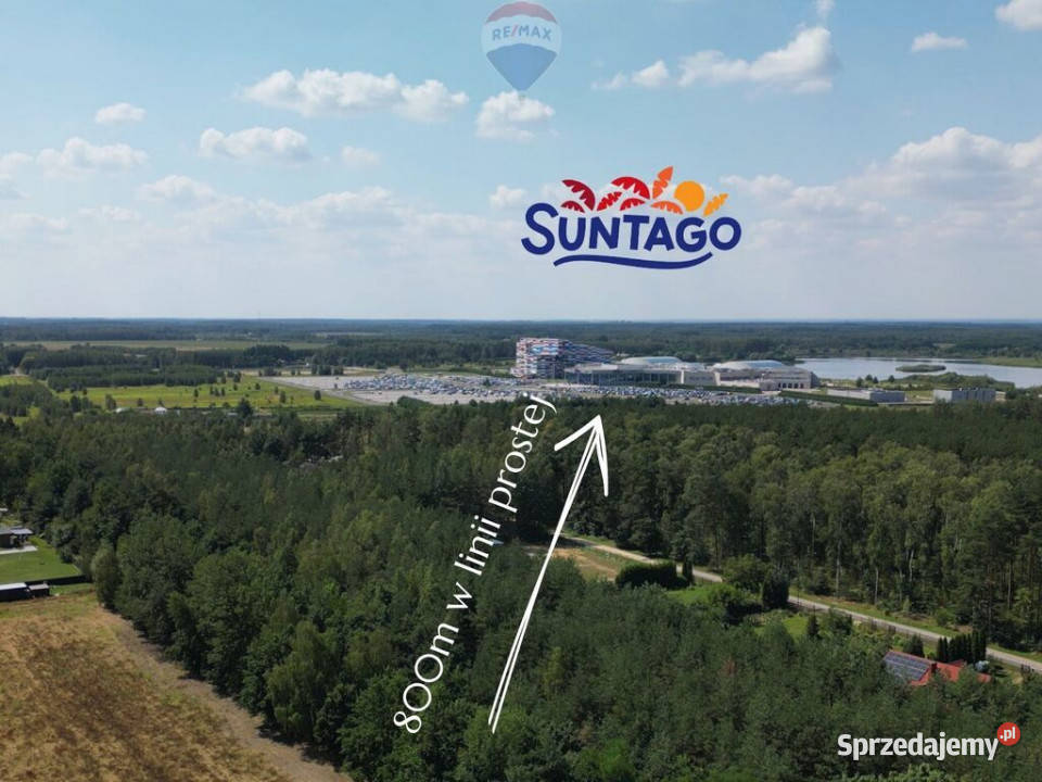 Działka budinwest 25ha 800m SUNTAGO 158m Krzyżówka sprzedam