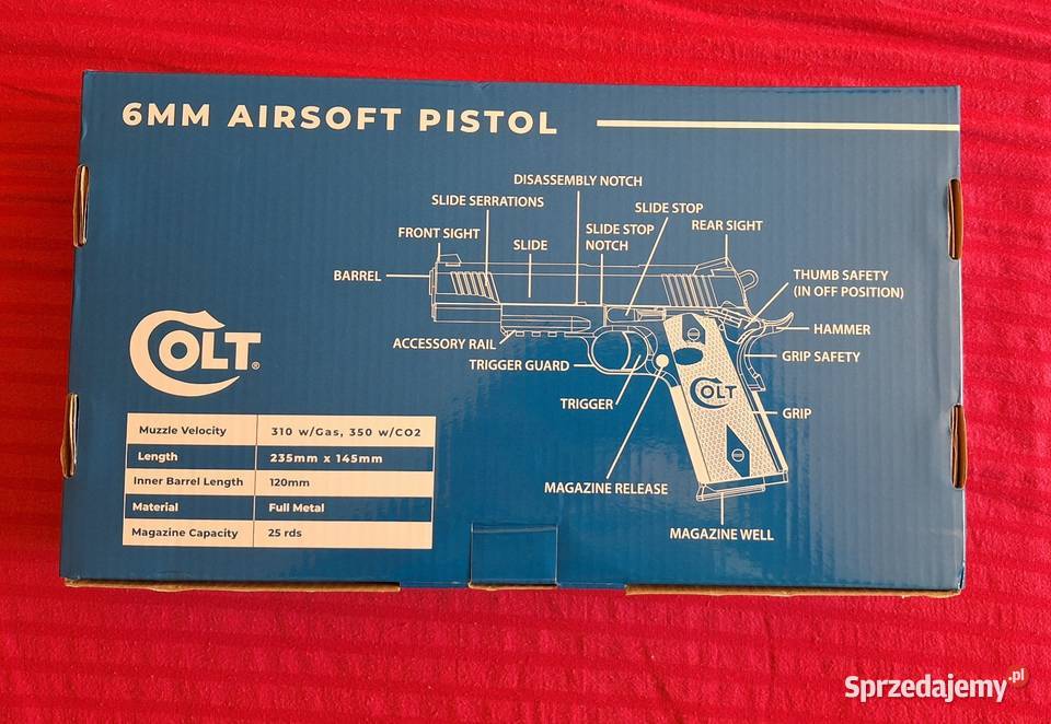 COLT Defender 6 mm ASG na CO2 FULL Metal Oleśnica