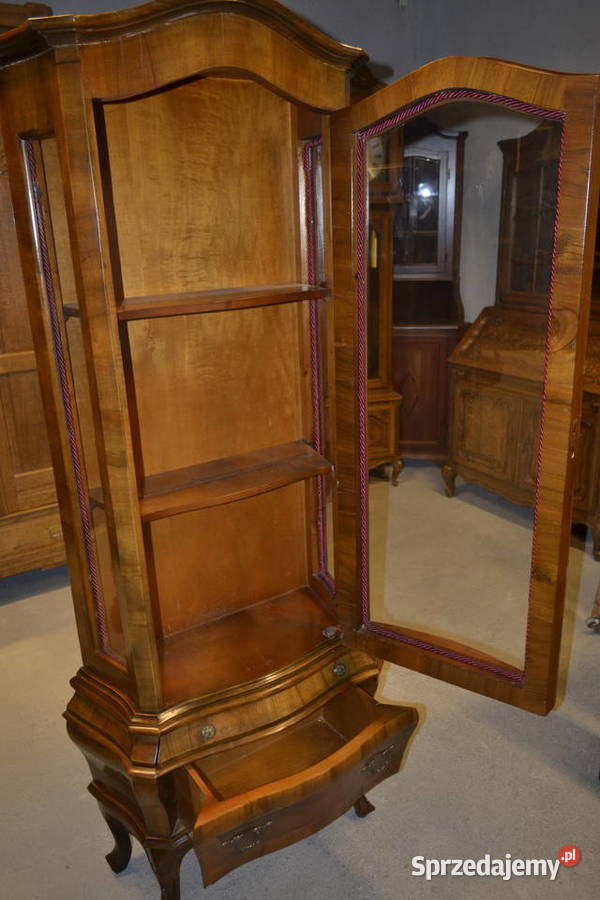 witryna jednodrzwiowa rokoko orzech Będzin sprzedam