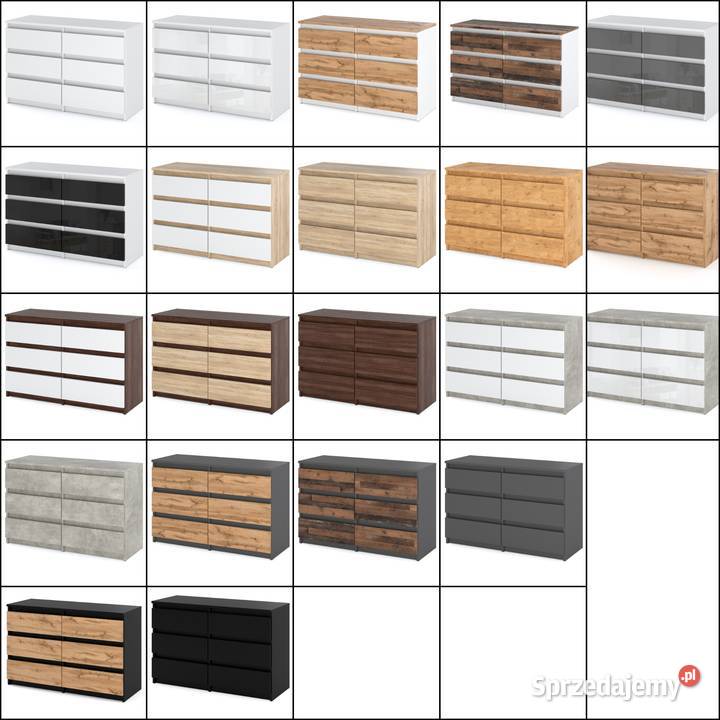 Komoda 6 Szuflad 100 Hugo Nowoczesna Szafka Rtv