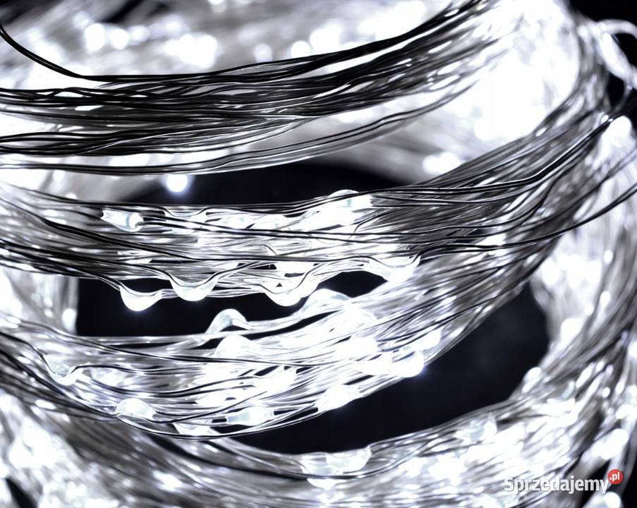 LAMPKI DRUCIKI 500 LED CHOINKOWE BIAŁE ŚWIATŁO Warszawa sprzedam