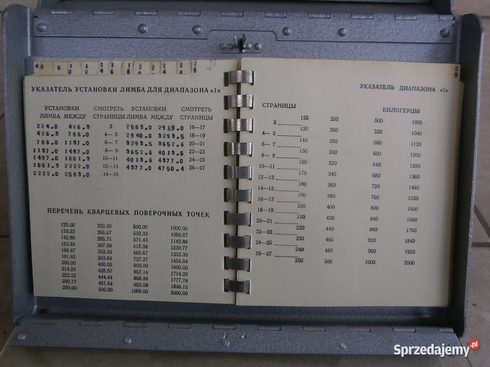 Licznik częstotliwości radziecki 41 sprawny 1962 łódzkie Łódź