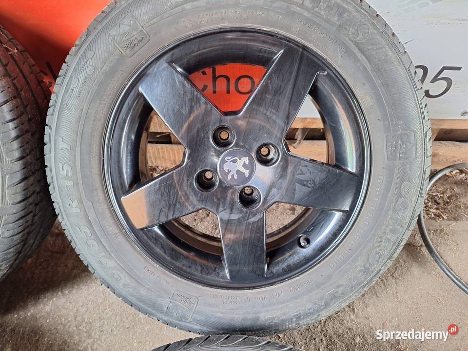 Alufelgi 4x108 15 ET23 PEUGEOT 206207208301307 Choceń