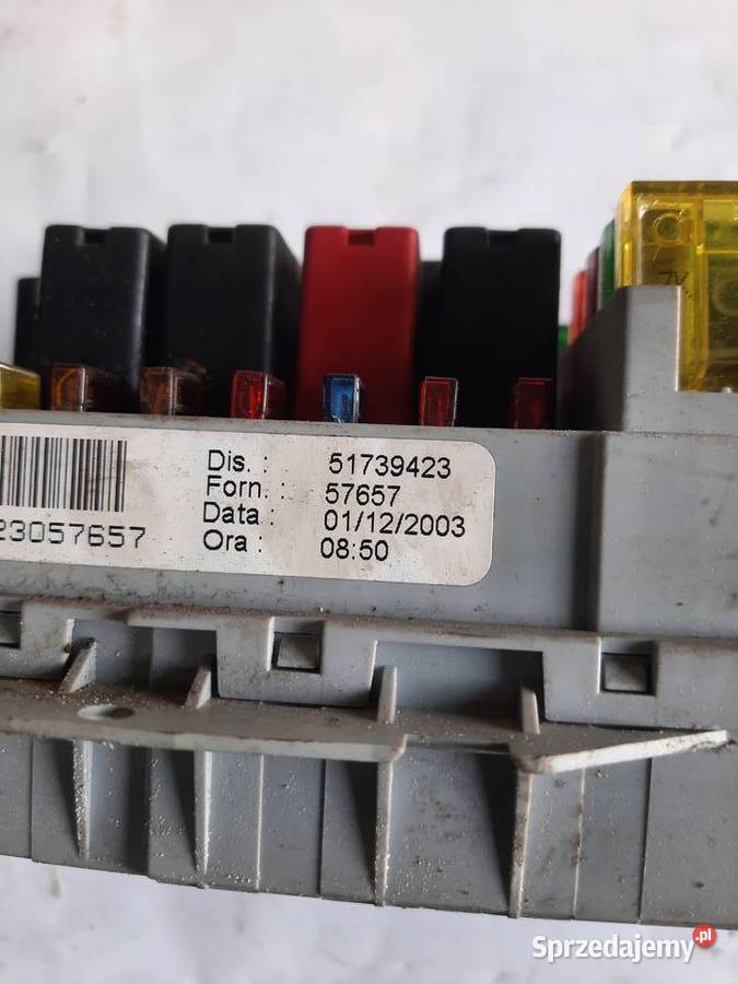 Fiat Idea skrzynka bezpieczników 51739423 łódzkie Ksawerów