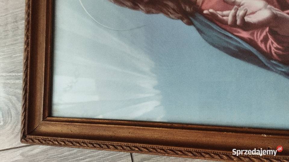 obraz najświętsze serce jezusa stary Poznań