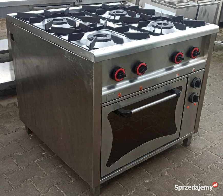 Kuchnia gazowa 4 palnikowa z piekarnikiem