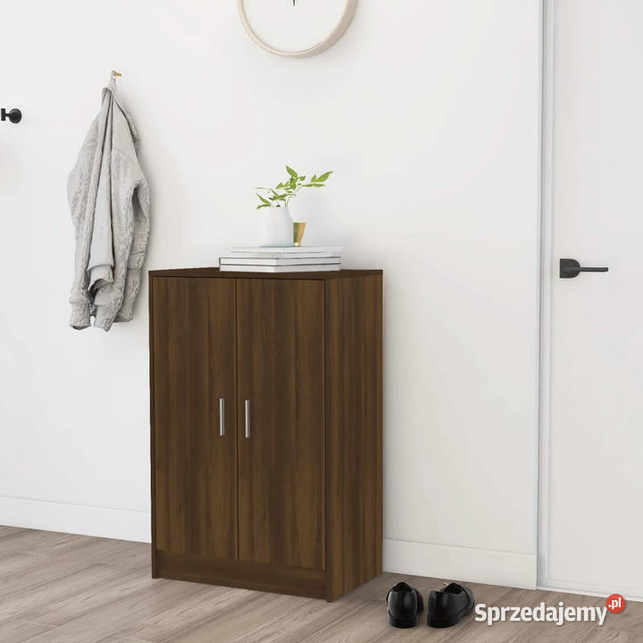 Szafka na buty brązowy dąb 60x35x92 WM816013
