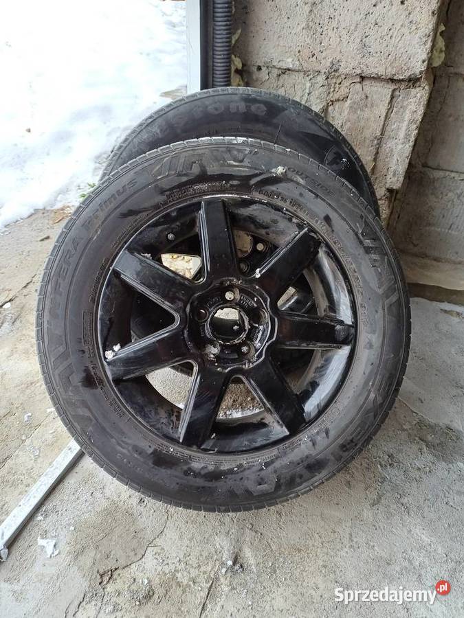 Alufelgi R15 5x100 z oponami letnimi Wilczyce