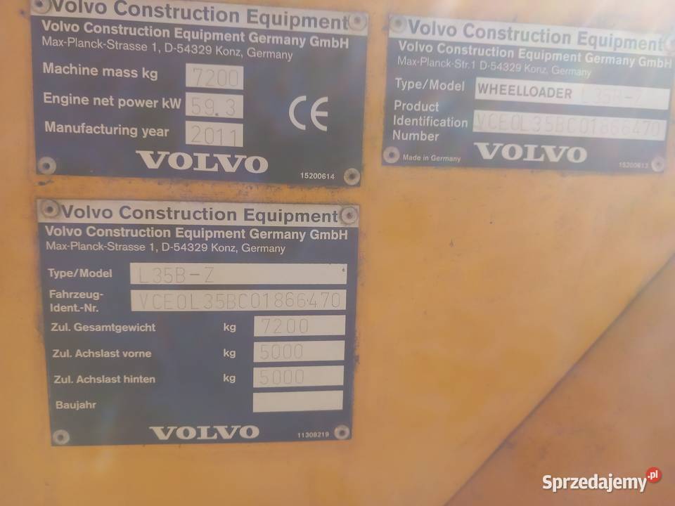 Ładowarka volvo 35b Kielce sprzedam
