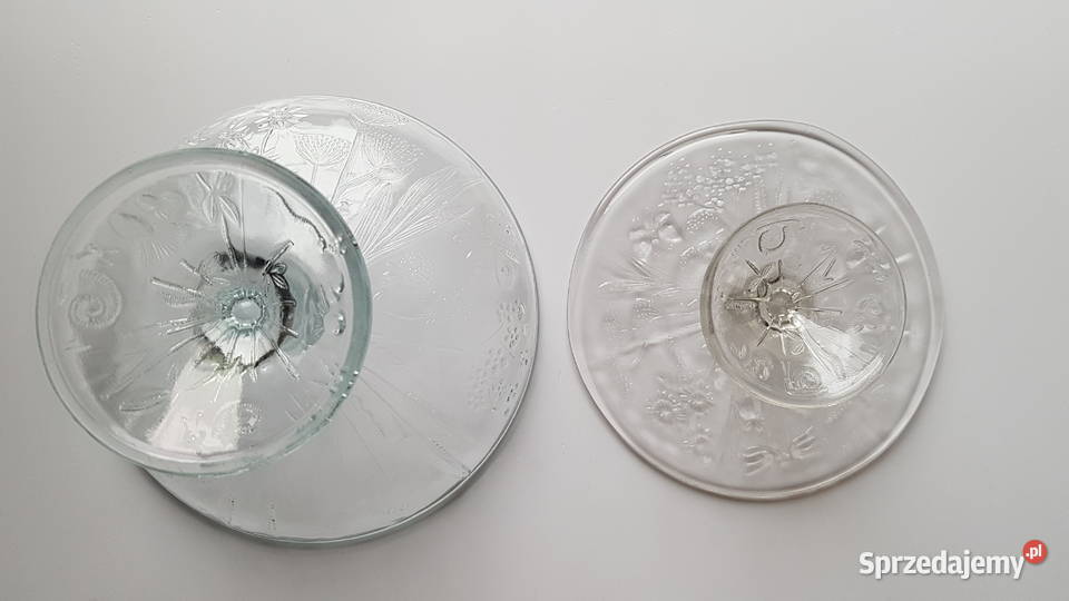 Zestaw patera i mała paterka tortownica Łączka śląskie Dąbrowa Górnicza