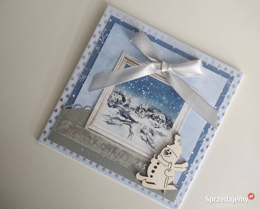 Kartka Świąteczna ręcznie robiona Boże