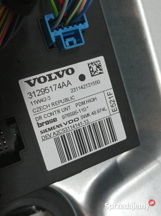 MECHANIZM SZYBY PRAWY PRZÓD Volvo C30 I 20062013 świętokrzyskie