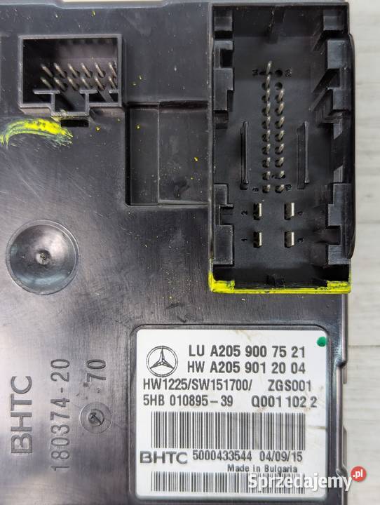 MODUŁ STEROWNIK KLIMATYZACJI MERCEDES C 200 W205 Białystok