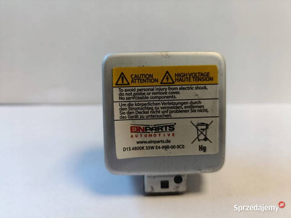 ŻARNIK ZAPŁONNIK XENON EINPARTS D1S 35W 4800K Chełm sprzedam