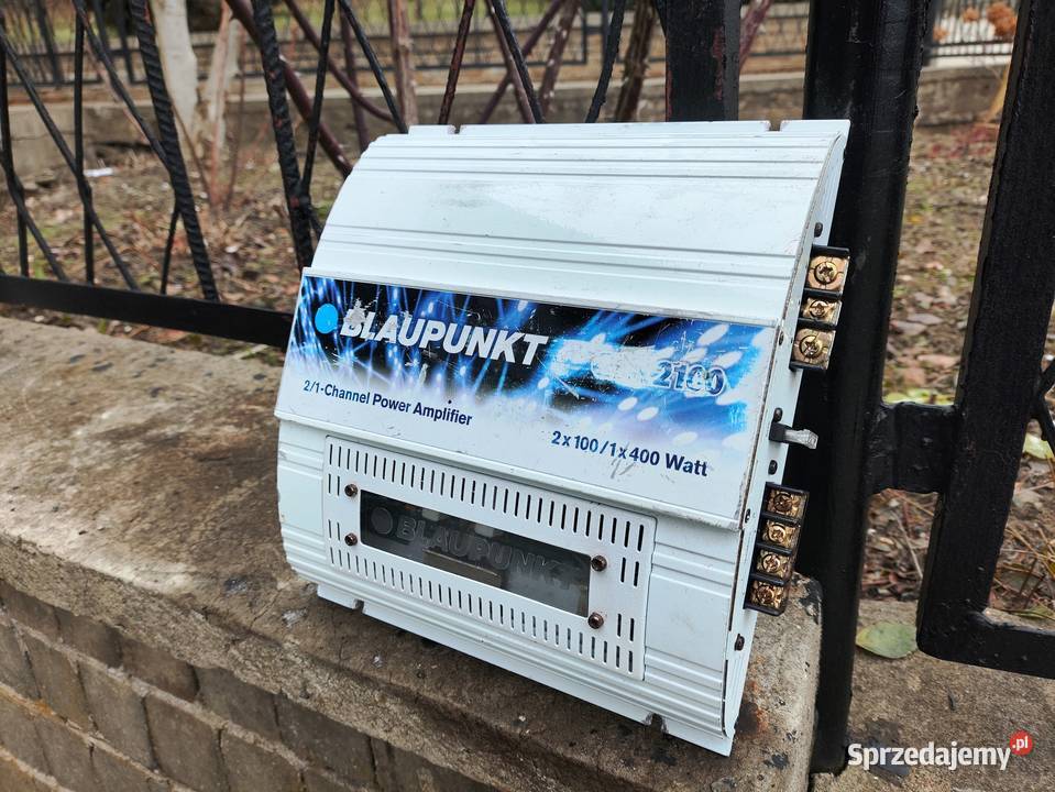 Wzmacniacz samochodowy 2 kanałowy BLAUPUNKT GTA Wzmacniacze Niegowonice