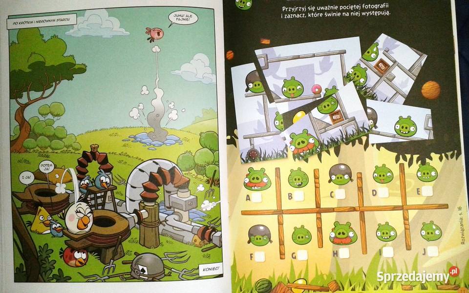 Angry Birds Komiks z łamigłówkami Gdy wybucha