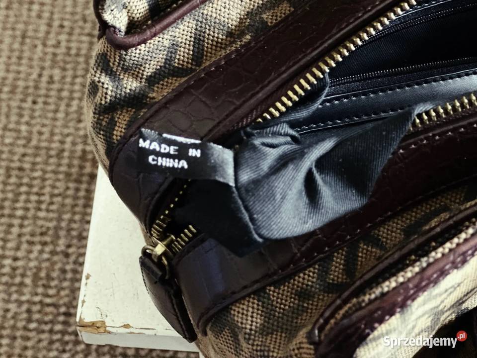 Vintage DKNY skóra lakierowana Cardura lata 2000 Warszawa