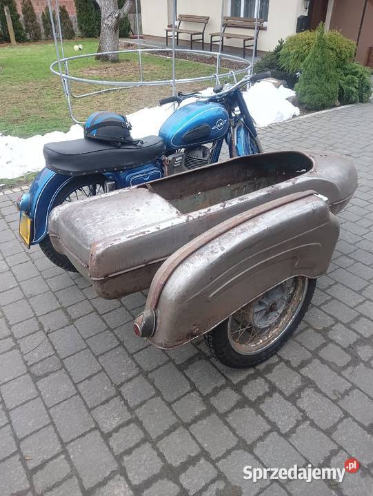 Iż Planeta 350 z 1962 roku z wózkiem pozostałe podkarpackie Leżajsk