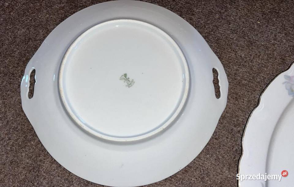 Patera secesyjna Biała porcelana Bez sygnatury Gdańsk