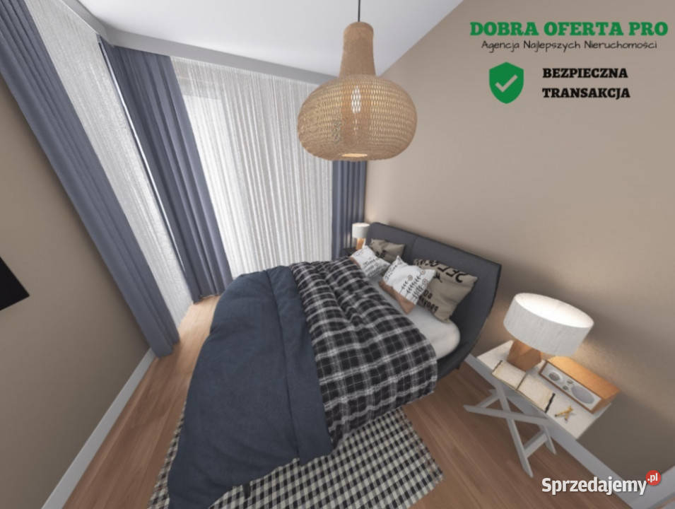 Gotowe 2 pokoje 3158 m2 balkon 609m2 Południowe Wiślinka