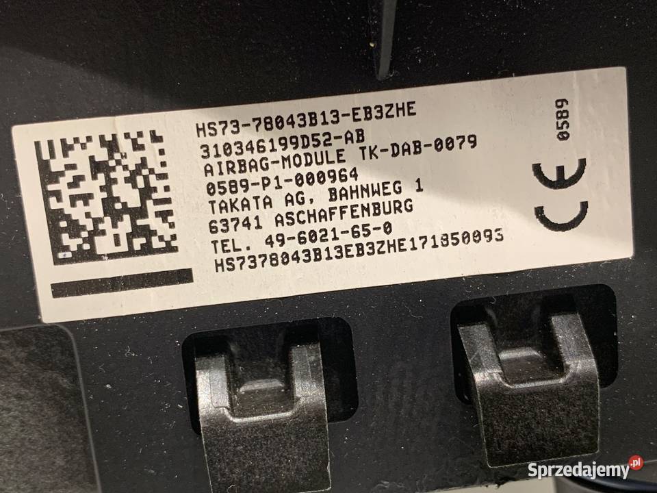 PODUSZKA POWIETRZNA KIEROWCY FORD MONDEO MK5 sprzedam