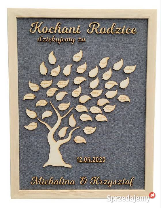 50 rocznica Ślubu Elegancki prezent Rodziców mazowieckie Warszawa