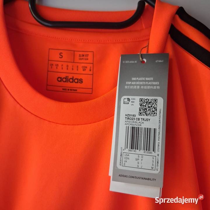 Koszulka sportowa Adidas Tiro rozmiar S uniseks Bluzki, koszulki i kaftaniki