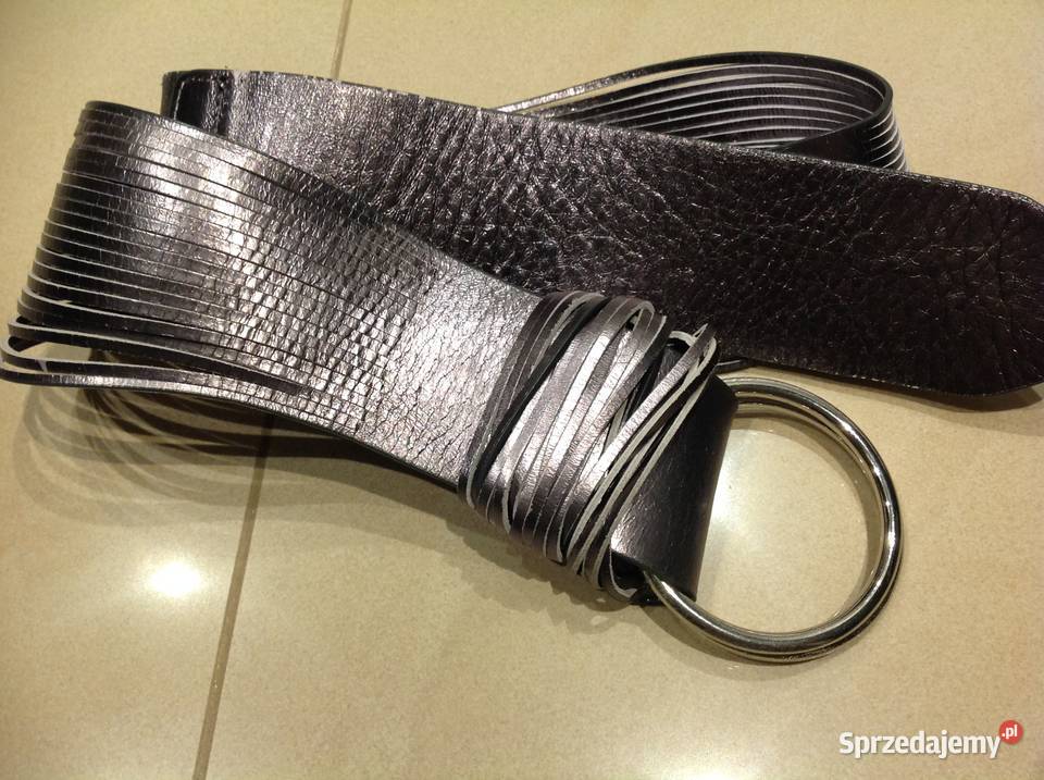 Pasek Szeroki Skórzany Damski LUISA CERANO ML Nowa Sól