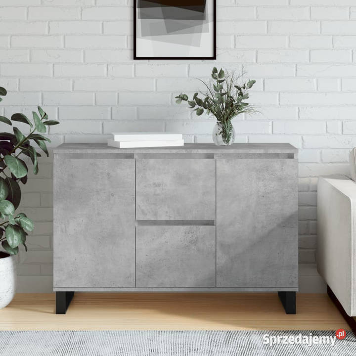 Szafka szarość betonu 104x35x70 materiał sprzedam