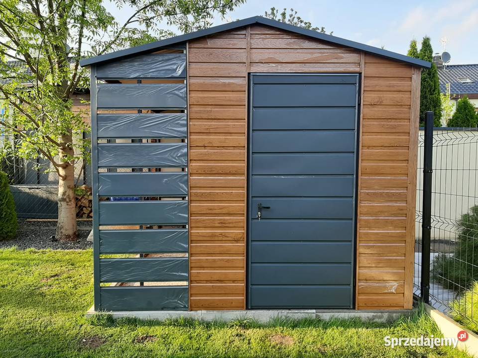 Schowek na Narzędzia Mały Garaż Blaszany Wiatka łódzkie