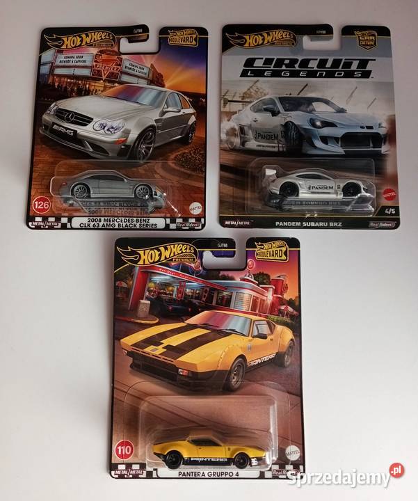 Hot Wheels Premium zestaw 3 sztuk wiele innych