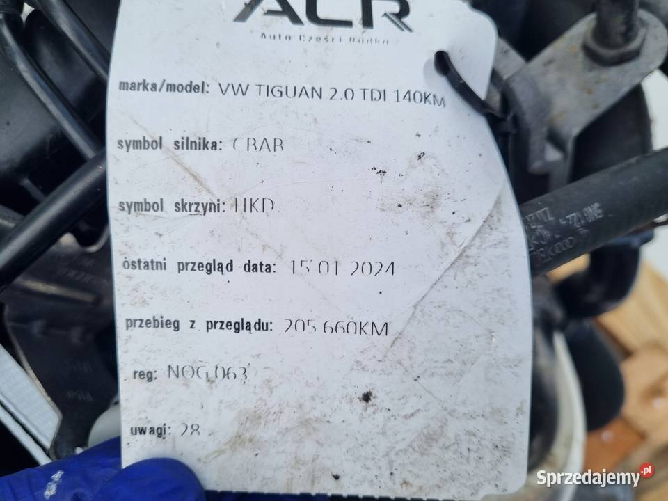 SILNIK KOMPLET VW Passat CC 20 TDI 140 osobowe