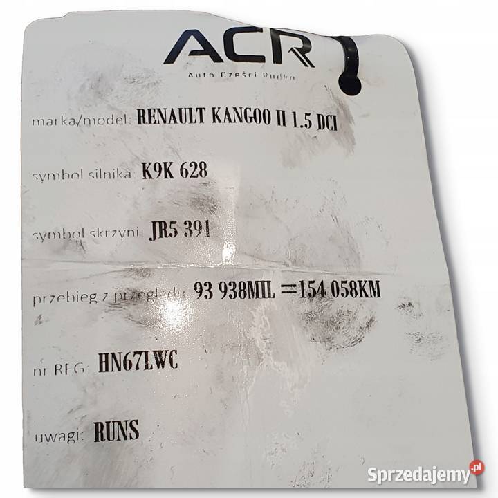 ALTERNATOR Renault Kangoo II 15 DCI valeo Chełm