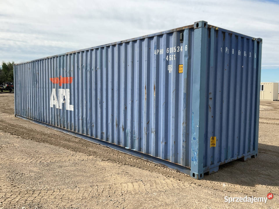 Kontener morski magazynowy 40 DVHC 12m transport Magazynowanie