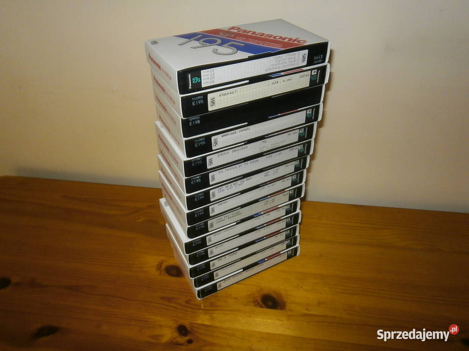 Kasety VHS Panasonic SP 195 14 Łódź