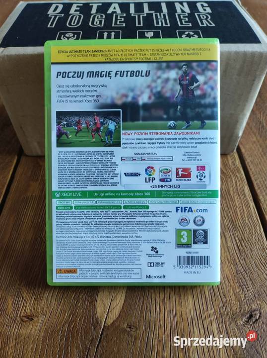 Fifa 15 Ultimate Team Edidion Xbox 360 Polski Podkałek