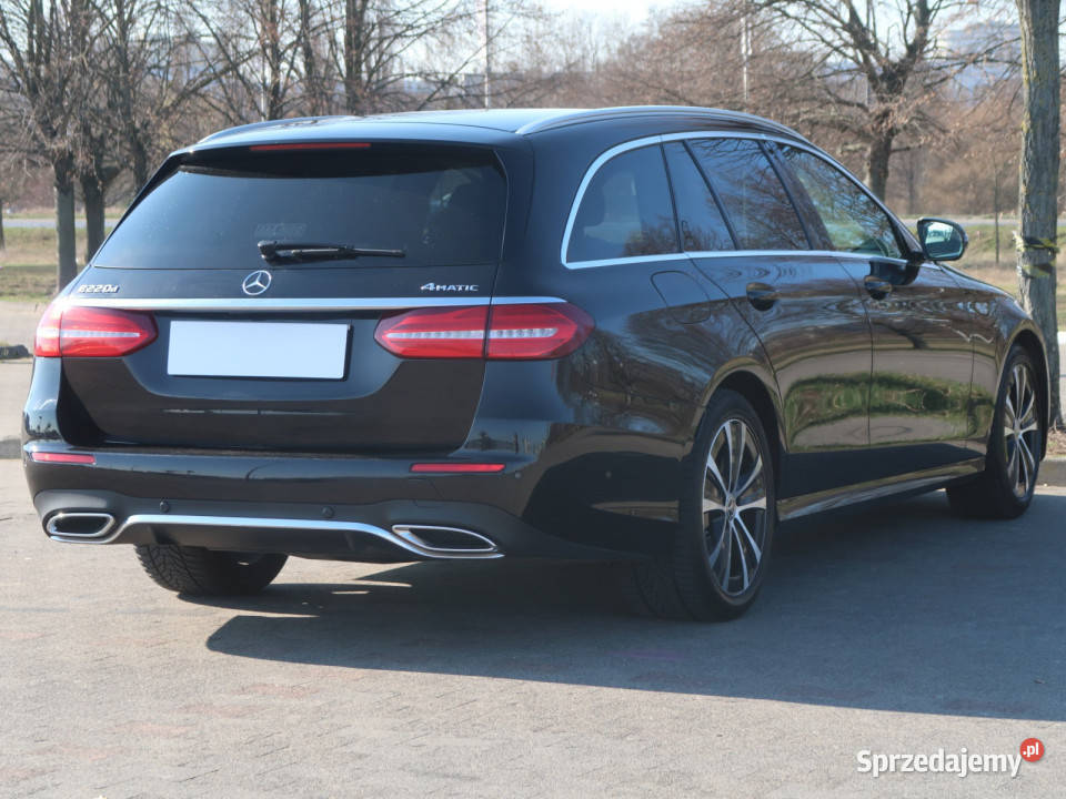Mercedes E E 220 d 4MATIC skórzana tapicerka dolnośląskie Bielany Wrocławskie