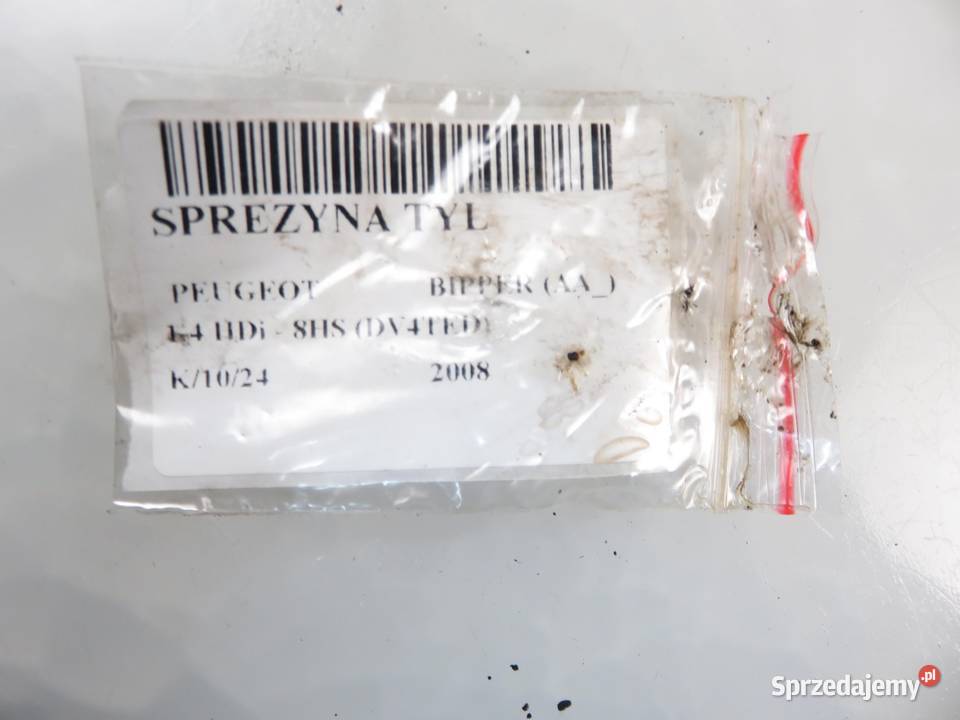 SPRĘŻYNY TYŁ TYLNE PEUGEOT BIPPER