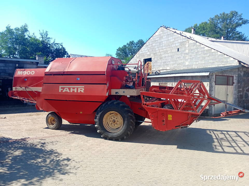 Kombajn Fahr m 900 z sieczkarnią do słomy Węgrów