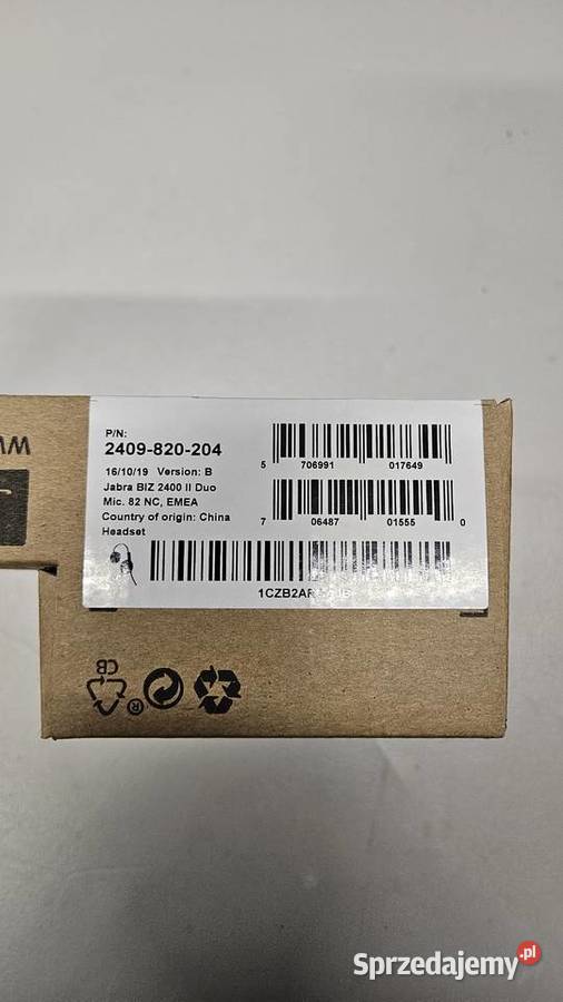 Słuchawki Jabra BIZ2400 2GEN DUO QD Noise Słuchawki i głośniki Kędzierzyn-Koźle