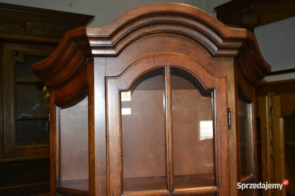witryna jednodrzwiowa orzech Meble śląskie