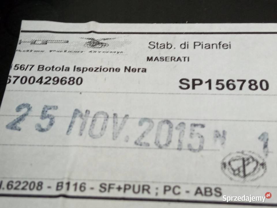 OSŁONA 6700429680 PODŁOGI BAGAŻNIKA PRAWA osobowe sprzedam
