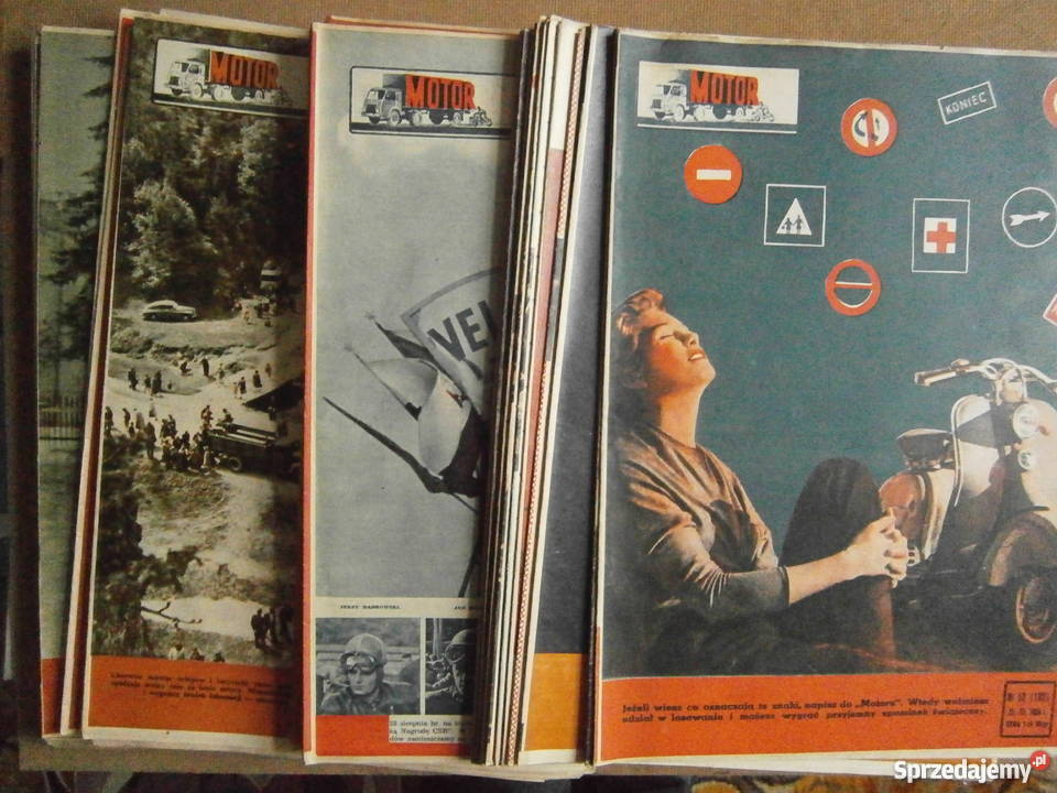 Czasopismo Motor roczniki lata 50 Czasopisma Czasopisma małopolskie